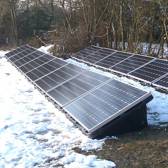 Ground Mounted Solar Panels Installation
