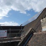 Church Roof installed Solar Panels